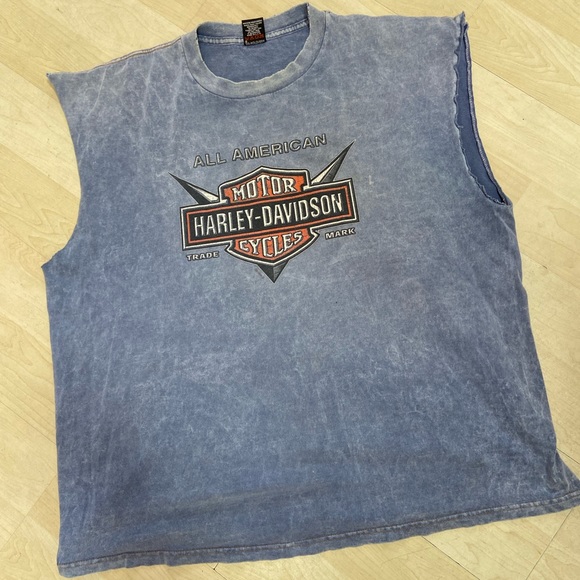 Vintage 1999 Harley Davidson Daytona cut off xxl made in USA rare - Picture 2 of 5